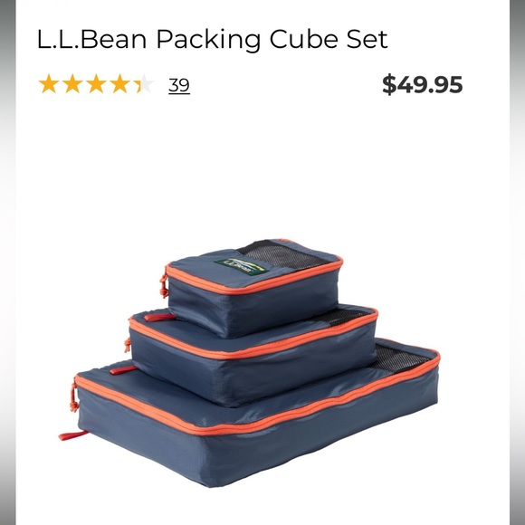 L.L.Bean Packing Cube Set | Like Brand New, Used Once - Picture 4 of 4